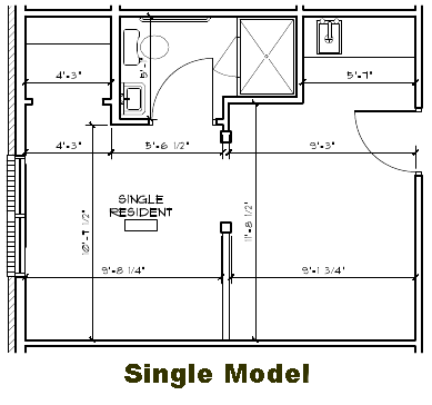Single Room Blueprint